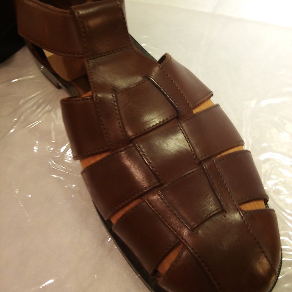 COLE HAAN MENS BROWN SANDAL main image 4